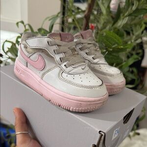 Nike Kids Sneakers - White and Pink